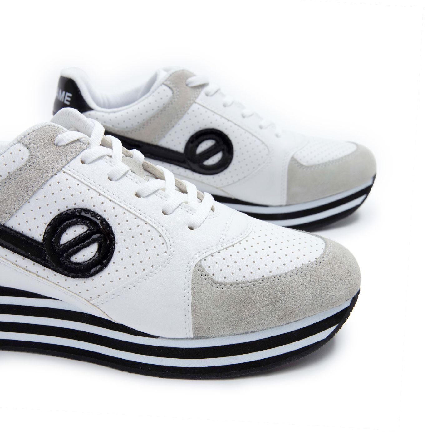 PARKO JOGGER - PERFOS/SUEDE - BLANC